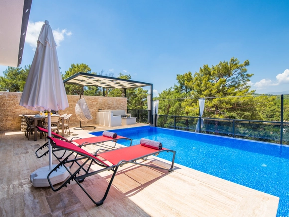  gece  -  Kasım
  | Kalkan Akbel Muhafazakar Villa (4 Kişilik, Doğa İçinde, Jakuzili, Isıtmalı Havuz Seçenekli)