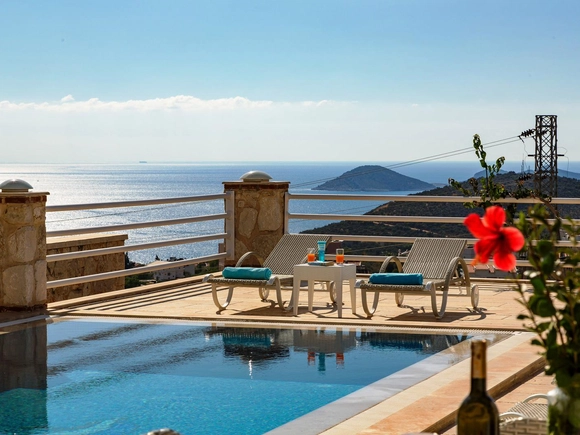  gece  -  Kasım
  | Kalkan Kızıltaş Deniz Manzaralı Lüks Villa: Jakuzili, 8 Kişilik Tatil