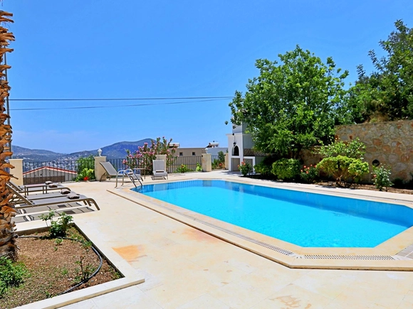 gece  -  Kasım
  | Kalkan Merkez Deniz Manzaralı Villa: 6 Kişilik, Özel Havuzlu