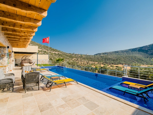  gece  -  Kasım
  | Kalkan Ulugöl Lüks Villa (6 Kişilik, Doğa Manzaralı, Hamam, Saunalı)