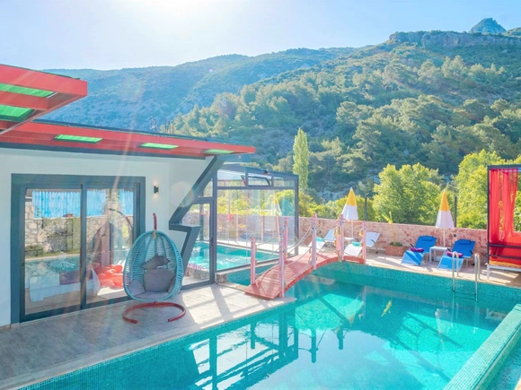  gece  -  Kasım
  | Kalkan Yeşilköy'de Doğa İçinde Bahçeli Muhafazakar Villa: 4 Kişilik Huzurlu Tatil