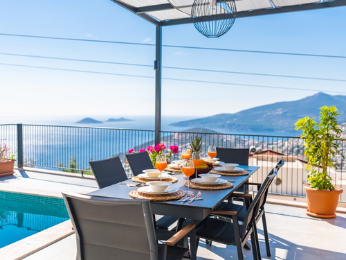  gece  -  Kasım
  | Kalkan Kızıltaş’ta Jakuzili, Deniz Manzaralı Lüks Villa | Villa Badem 6 Kişilik Kiralık Tatil Evi