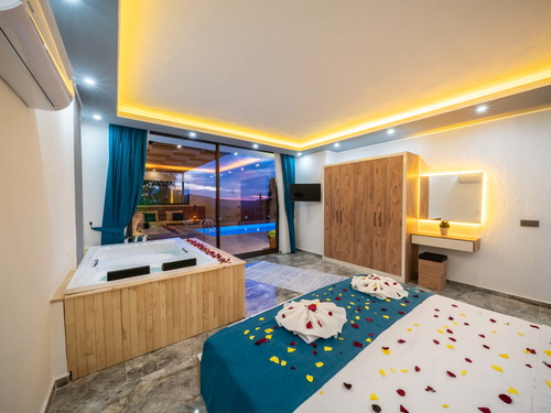  gece  -  Kasım
  | Kalkan Kördere'de Romantik Balayı ve Aile Villası: Doğa ve Deniz Manzaralı Özel Havuzlu Lüks Kaçamak