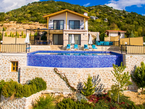  gece  -  Kasım
  | Kalkan Sarıbelen Villa Kiralama: Isıtmalı, Korunaklı Havuzlu, Doğa İçinde, 6 Kişilik