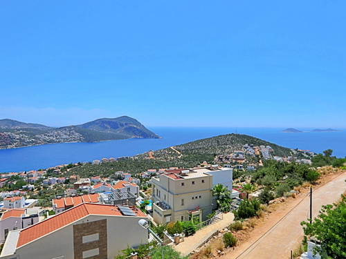  gece  -  Kasım
  | Kalkan Merkez Deniz Manzaralı Villa: 6 Kişilik, Özel Havuzlu