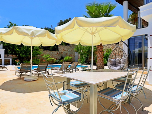  gece  -  Kasım
  | Kalkan Merkez Deniz Manzaralı Villa: 6 Kişilik, Özel Havuzlu