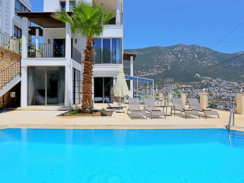  gece  -  Kasım
  | Kalkan Merkez Deniz Manzaralı Villa: 6 Kişilik, Özel Havuzlu