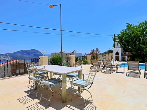  gece  -  Kasım
  | Kalkan Merkez Deniz Manzaralı Villa: 6 Kişilik, Özel Havuzlu