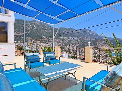  gece  -  Kasım
  | Kalkan Merkez Deniz Manzaralı Villa: 6 Kişilik, Özel Havuzlu