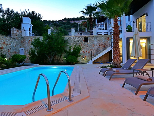  gece  -  Kasım
  | Kalkan Merkez Deniz Manzaralı Villa: 6 Kişilik, Özel Havuzlu