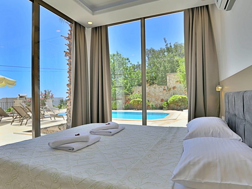  gece  -  Kasım
  | Kalkan Merkez Deniz Manzaralı Villa: 6 Kişilik, Özel Havuzlu