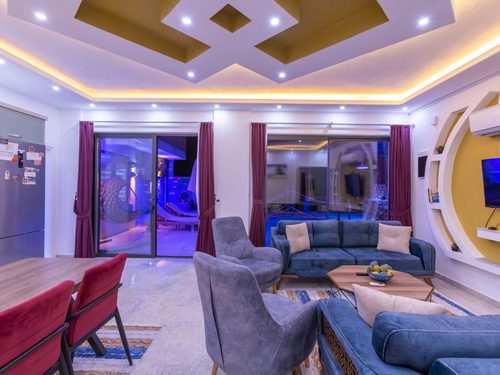 gece - Kasım
| Villa Tatili Kalkan İslamlar’da | Jakuzili ve Isıtmalı Havuzlu 4 Kişilik Lüks Konaklama
