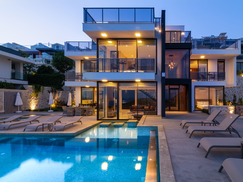  gece  -  Kasım
  | Kalkan Kalamar Lüks Villa Kiralama (10 Kişilik, Deniz Manzaralı, Jakuzili, Merkeze Yakın)
