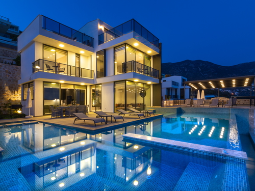  gece  -  Kasım
  | Kalkan Kalamar Lüks Villa Kiralama (10 Kişilik, Deniz Manzaralı, Jakuzili, Merkeze Yakın)