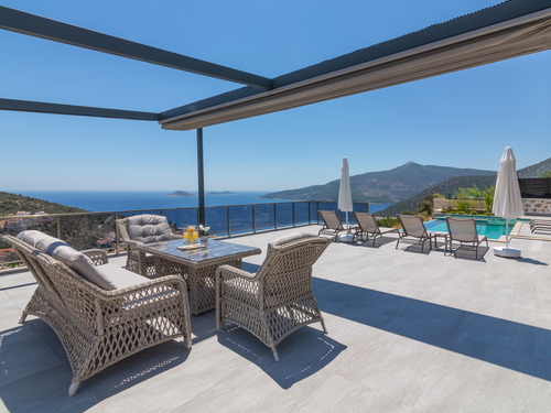  gece  -  Kasım
  | Kalkan Kalamar Lüks Villa Kiralama (10 Kişilik, Deniz Manzaralı, Jakuzili, Merkeze Yakın)