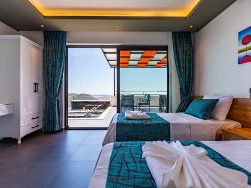 gece - Kasım
| Kalkan Üzümlü'de Romantik Jakuzili, Doğa Manzaralı Muhafazakar Villa Tatili