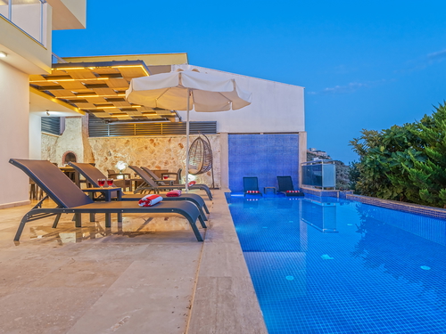  gece  -  Kasım
  | Kalkan Kördere'de Muhafazakar Villa Keyfi | Jakuzili ve Kademeli Havuzlu
