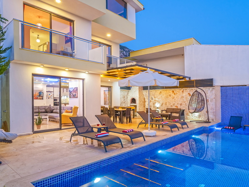 gece  -  Kasım
  | Kalkan Kördere'de Muhafazakar Villa Keyfi | Jakuzili ve Kademeli Havuzlu