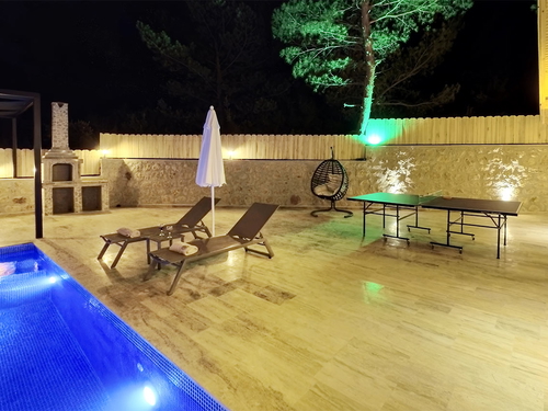 gece - Kasım
| Kalkan Yeşilköy'de Balayı İçin Tasarlanmış Doğa İçinde Villa