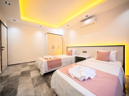  gece  -  Kasım
  | Kalkan Akbel'de Lüks 10 Kişilik Villa: Hamam, Sauna ve Sinema Odası