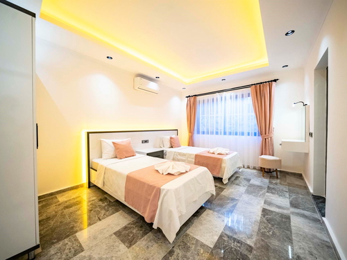  gece  -  Kasım
  | Kalkan Akbel'de Lüks 10 Kişilik Villa: Hamam, Sauna ve Sinema Odası