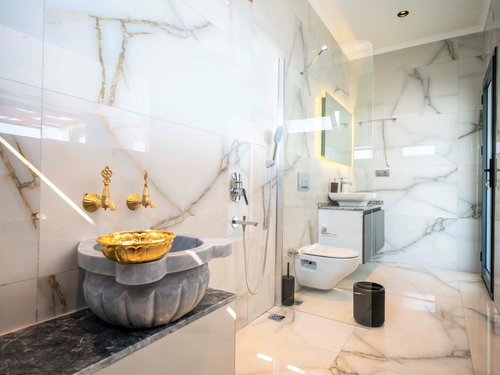  gece  -  Kasım
  | Kalkan Akbel'de Lüks 10 Kişilik Villa: Hamam, Sauna ve Sinema Odası