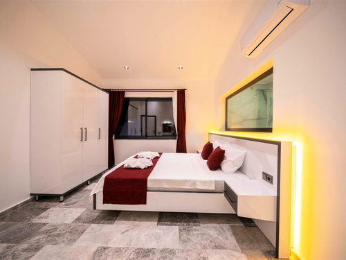  gece  -  Kasım
  | Kalkan Akbel'de Lüks 10 Kişilik Villa: Hamam, Sauna ve Sinema Odası