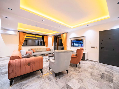  gece  -  Kasım
  | Kalkan Akbel'de Lüks 10 Kişilik Villa: Hamam, Sauna ve Sinema Odası