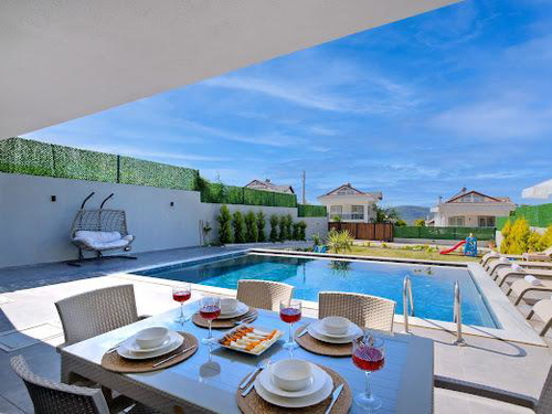  gece  -  Kasım
  | Fethiye Ovacık'ta 8 Kişilik Lüks Villa: Kapalı Havuz, Jakuzi ve Sauna Keyfi