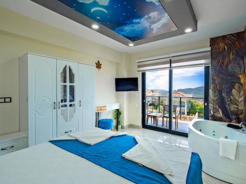  gece  -  Kasım
  | Fethiye Ovacık'ta 8 Kişilik Lüks Villa: Kapalı Havuz, Jakuzi ve Sauna Keyfi