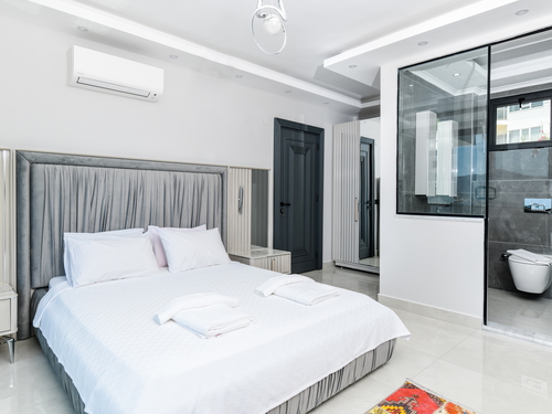 gece - Kasım
| Kalkan Kızıltaş’ta Deniz Manzaralı, Muhafazakar 8 Kişilik Lüks Villa