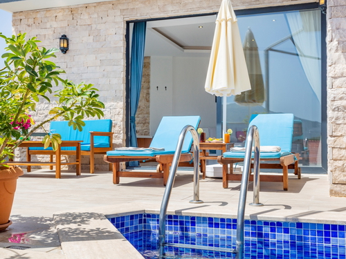 gece - Kasım
| Kalkan Yeşilköy’de Jakuzili ve Korunaklı Özel Havuzlu Villa