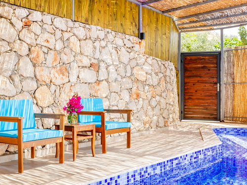 gece - Kasım
| Kalkan Yeşilköy’de Jakuzili ve Korunaklı Özel Havuzlu Villa