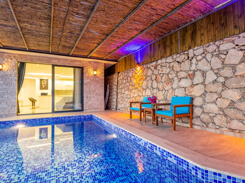  gece  -  Kasım
  | Kalkan Yeşilköy’de Jakuzili ve Korunaklı Özel Havuzlu Villa