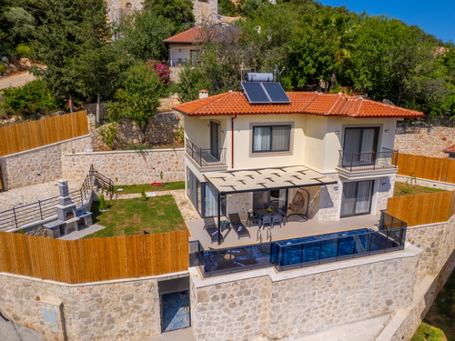  gece  -  Kasım
  | Villa Kaş Çukurbağ’da Muhafazakar, Özel Havuzlu 6 Kişilik Kiralık Villa