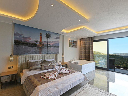  gece  -  Kasım
  | Kalkan Akbel'de Deniz Manzaralı Lüks Villa: Isıtmalı Havuz ve Jakuzi İle Konforlu Tatil