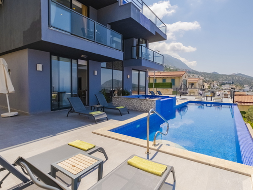  gece  -  Kasım
  | Kalkan Kızıltaş'ta Deniz Manzaralı, Jakuzili Lüks Villa Tatili: 10 Kişilik Özel Cennet