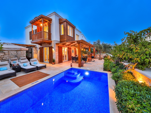 gece - Kasım
| Kalkan İncebel Deniz Manzaralı Lüks Villa (6 Kişilik, Site Olanaklarıyla)