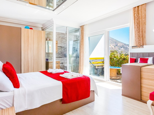 gece  -  Kasım
  | Kalkan Kördere'de Doğa Manzaralı, Muhafazakar 6 Kişilik Villa Kiralama