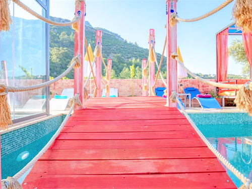gece - Kasım
| Kalkan Yeşilköy'de Doğa İçinde Bahçeli Muhafazakar Villa: 4 Kişilik Huzurlu Tatil