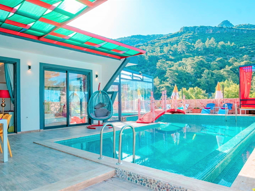 gece - Kasım
| Kalkan Yeşilköy'de Doğa İçinde Bahçeli Muhafazakar Villa: 4 Kişilik Huzurlu Tatil