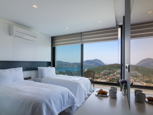  gece  -  Kasım
  | Kalkan Merkezde Ultra Lüks Villa: Deniz Manzaralı Havuz, 8 Kişilik
