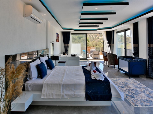 gece - Kasım
| Kalkan Yeşilköy, Gemicik Mevkiinde, Muhafazakar ve Jakuzili Bahçeli Villa