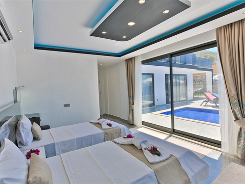 gece - Kasım
| Kalkan Yeşilköy, Gemicik Mevkiinde, Muhafazakar ve Jakuzili Bahçeli Villa