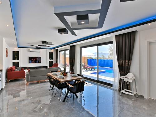 gece - Kasım
| Kalkan Yeşilköy, Gemicik Mevkiinde, Muhafazakar ve Jakuzili Bahçeli Villa